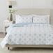 Great Bay Home 3-delig kingsize omkeerbaar lichtgewicht dekbed met 2 shams | All-Season, modern, bloemenspreien | blauwe bloemen dekbedsets | Quilts