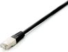 Equip CAT6a sFTP kabel 0.25 meter Zwart