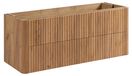 3xE living Armoire de salle de bain 120, chêne artisanal, plateau chêne artisanal, 120,8 x 44,2 x 50 cm