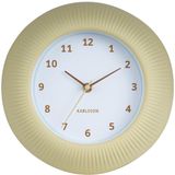 Karlsson Wandklok Tender Rib - Zachtgeel - Ø25cm