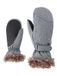 Ziener Kem Mitten Lady Glove Skihandschoenen voor dames, warm en ademend, grijs gemêleerd, 7,5 EU