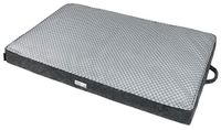 WOUAPY - Prestige matras "Romance" – repressieruimte van viltstof en bedrukt – design, praktisch en comfortabel – eenheidsmaat – antraciet/grijs/wit