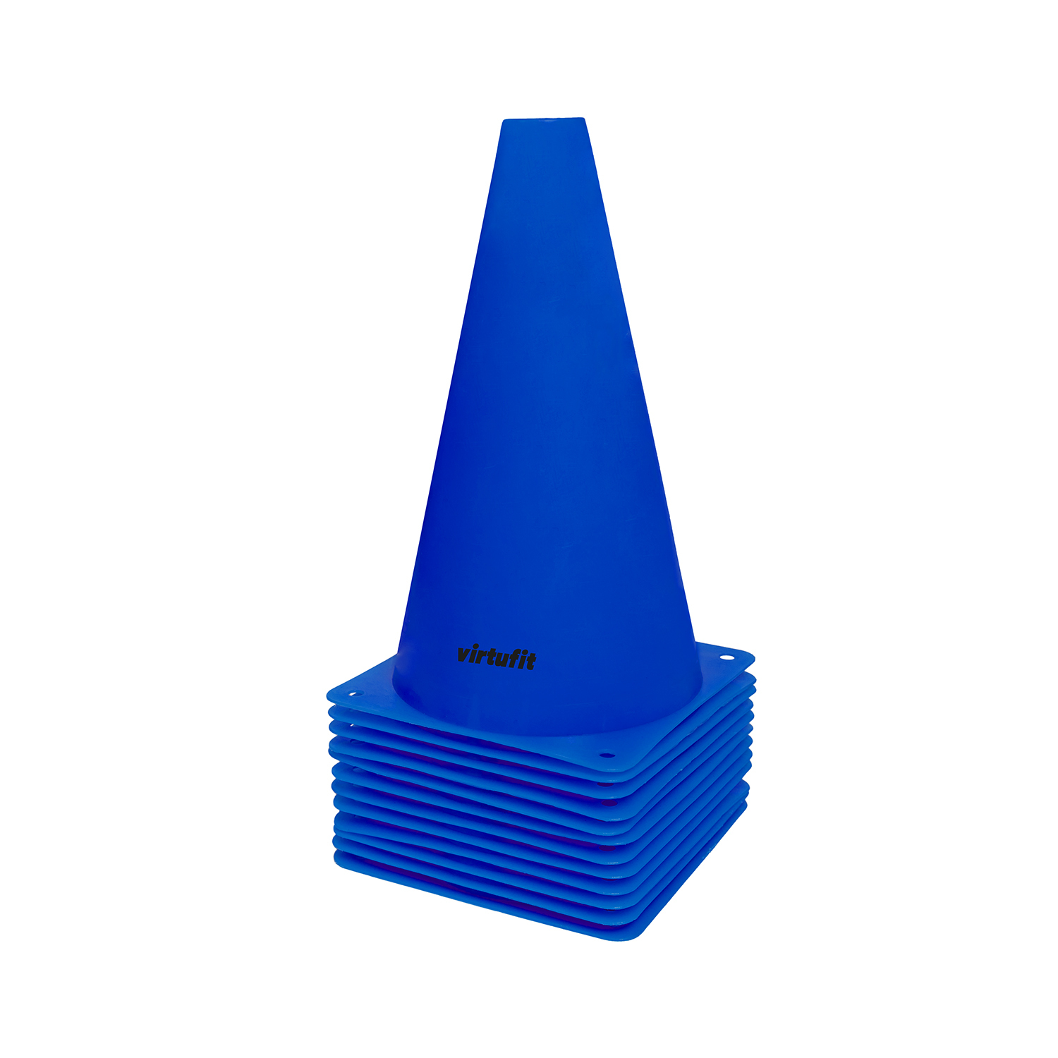 Virtufit Pionnen Set - 23 cm - 12 Stuks - Blauw