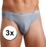 Sloggi 3x Basic Mini Slip Heren Grijs