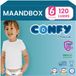 Confy - Couches Premium Taille 6 XL 15+kg - 5 x 24 pièces