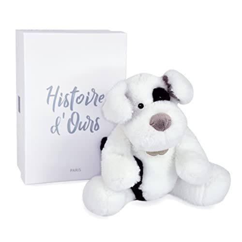 Histoire d'Ours HO3126 pluche dier, zittend, 30 cm, wit