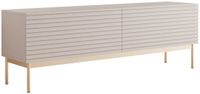 Selsey Linearis TV-meubel 2-deurs met LED, cashmeregrijs, 175 cm