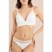 Etam Culotte en dentelle et microfibre sans teinture - Aura - 38 - Ecru - Femme