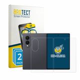 BROTECT - Screenprotector voor Samsung Galaxy Z Fold 8 (Voor+Achter) - Folie Beschermfolie transparant 2 Stuks