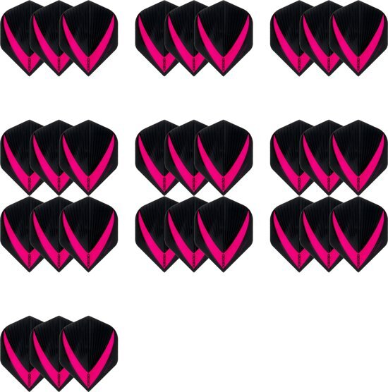 Dragon Darts 10 sets 30 stuks Super Sterke â€“ Roze - Vista-X â€“ darts flights â€