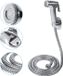 Dailygoods Kit de douchette pour bidet - Tête de pulvérisation en acier inoxydable - Support de douchette - Tuyau - Poignée ergonomique - Plastique ABS durable