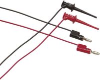 Fluke TL950 Set de fils Câble de connexion Pince crocodile Fiche banane 4 mm 0,90 m Rouge, Noir 1 pièce