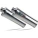 Gpr Exhaust Systems Silencieux Slip On Homologué Trioval Dual Suzuki V-strom Dl 1000 02-13 Cat