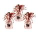 Haza Ballon gewichtjes - 3x - rose goud - 170 gram - gewichtjes voor helium ballontrosjes