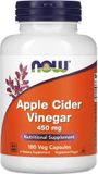Now Foods Vinaigre de cidre 450 mg 180 Capsules
