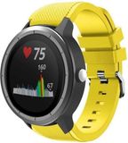 Garmin Bracelet en silicone adapté pour Garmin Vivoactive 3 - jaune - 42mm
