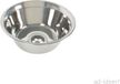 1 1/2 inch roestvrijstalen spoelbak, ronde spoelbak, diameter 24 cm, wastafel, keuken, marktkraam