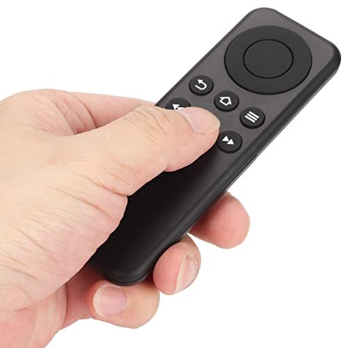 cigemay Vervangende Afstandsbediening voor Fire Stick Box, ABS CV98LM Universele Afstandsbediening Compatibel met Amazon Fire Stick Fire Box Eenvoudig Te Bedienen