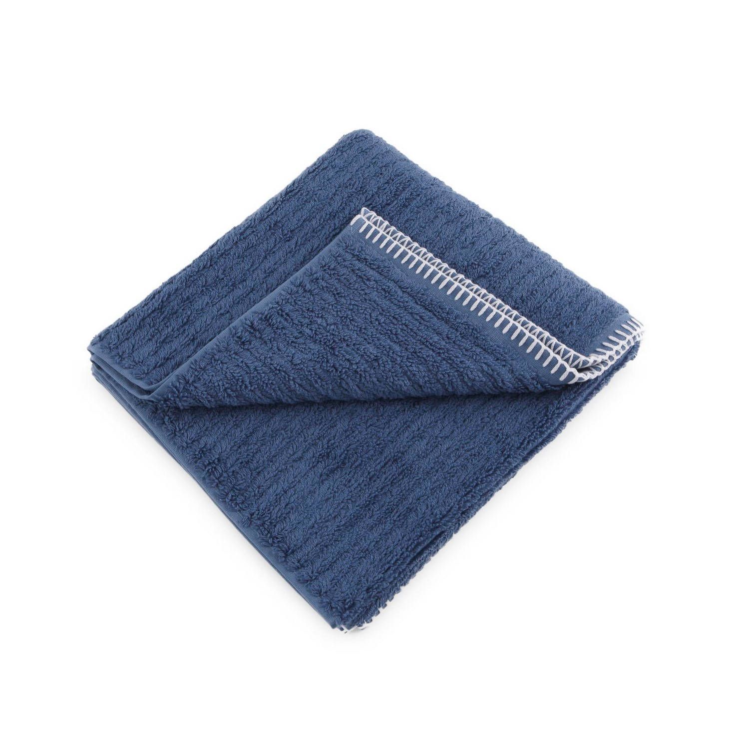 Heckett & Lane bamboo gastendoek 30x50cm - jeans blue - set van 6