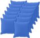 vidaXL - Coussin - 12 pièces - Bois - Bleu Roi - 50 x 50 cm - Polyester