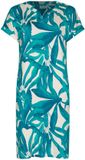 Pastunette Premium Nachthemd Emerald Oasis Viscose Turquoise/Ecru Maat 36