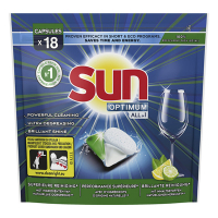 Sun Sun Optimum All-in 1 Vaatwascapsules Citroen (18 vaatwasbeurten)