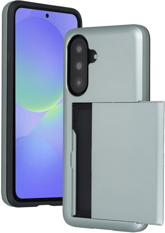 imoshion Hoesje met Pasjeshouder - Geschikt voor Samsung Galaxy A37 (5G) - Groen