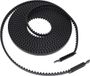 Merkloos / Sans marque Wan GmbH Garagedeuropener Riem - Aandrijfriem Vervangingsriem - Garagedeur Openen - Stille Werking - 233 inch - Zwart