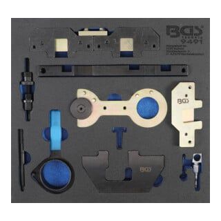 BGS Werkplaatswageninzet - Gereedschapsset voor motorafstelling - BMW M40/M44/M50/M52/M54/M56