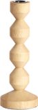 DOZZA Kandelaar Ø12x25 cm hout mat naturel