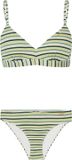 Protest Prtchay – Beugel bikini set Dames – B&C&D-cup – Gespsluiting – Gestreept – Sour Green