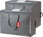 Wan GmbH Sacs de rangement couettes - Rangement couette linge de lit - Organisation de placard - Extra large 105L - 2 pièces - Gris