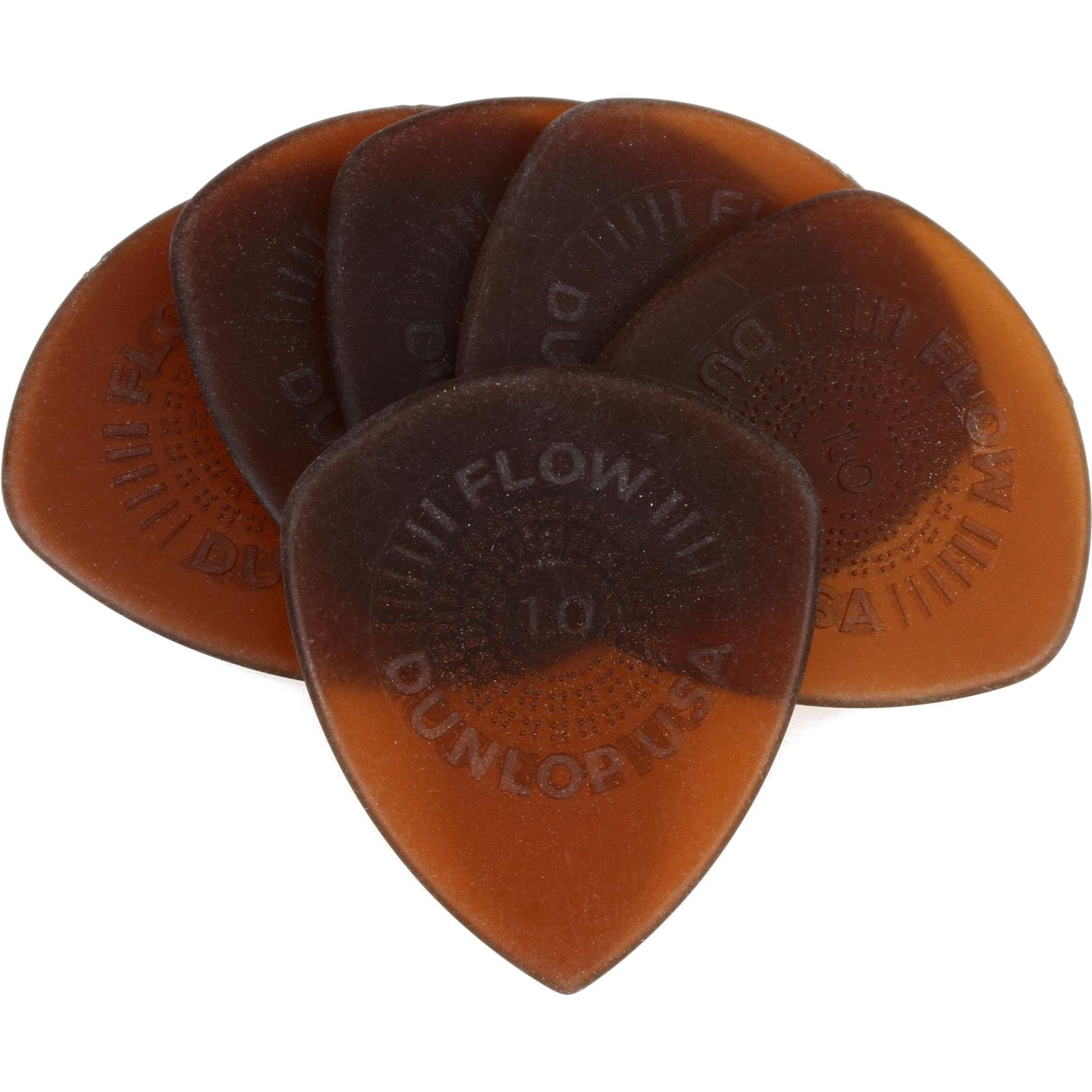 Dunlop 549P100 Flow Standard Grip 1.00 mm plectrumset 6 stuks