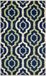 Safavieh Vloerkleed Mykonos handgemaakt wol 122 x 183 cm Donkerblauw