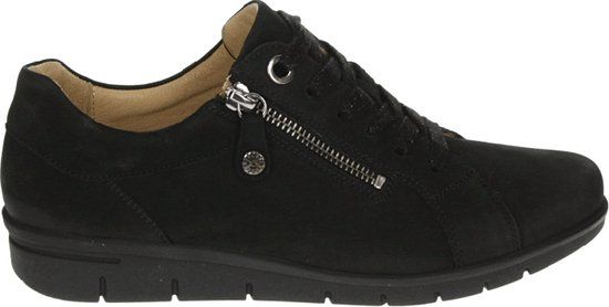 Hartjes 162.0912/99 Zwarte Veterschoenen Dames Maat 37.5
