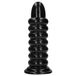 Ouch! Spiral Force - bouchon anal torsadé (noir) - 23,5 cm