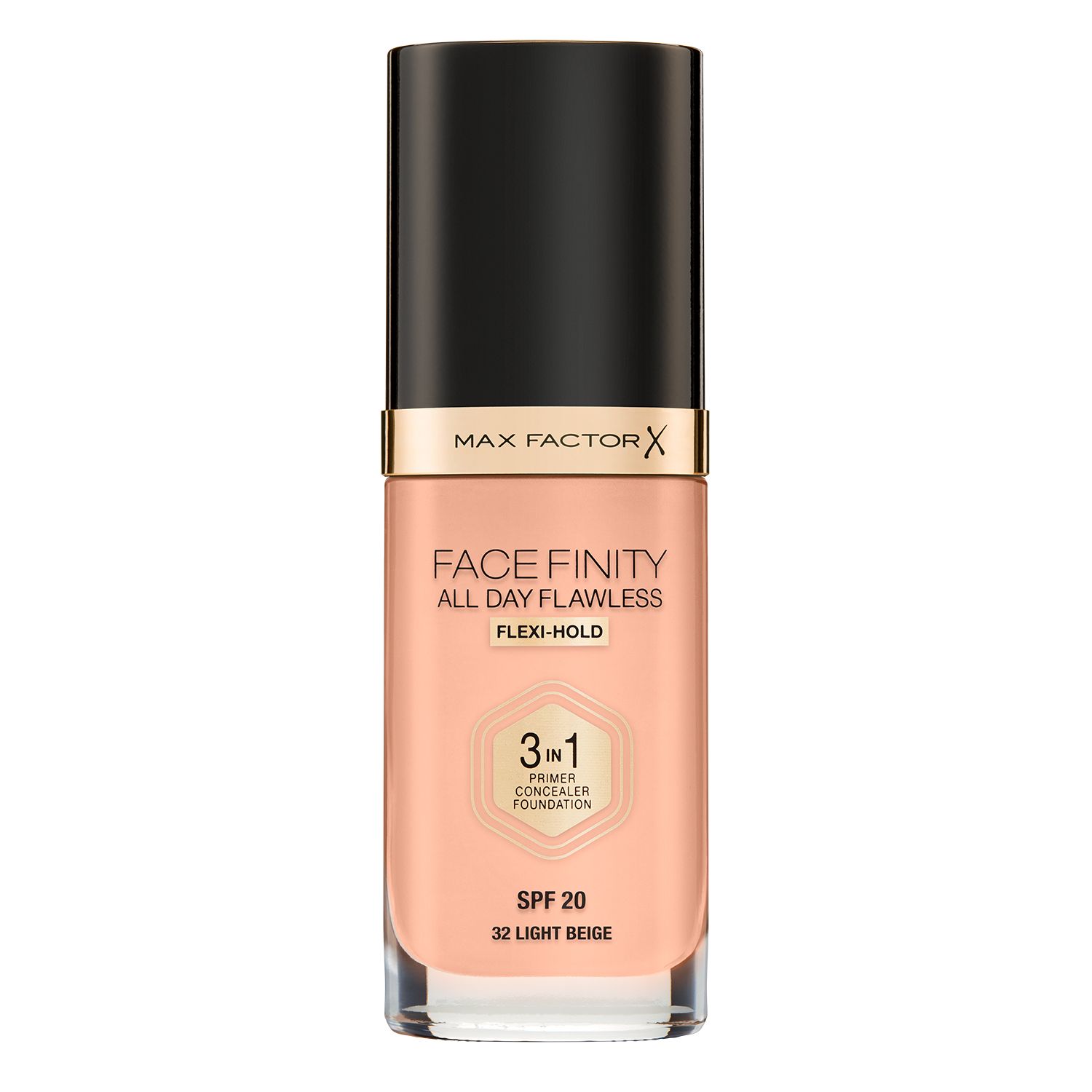 Max Factor Facefinity All Day Flawless 3 in 1 Foundation - 32 Light Beige
