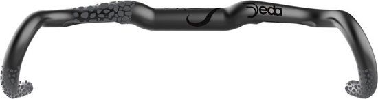 Deda Gera Alloy AL6061 Gravel Handlebar - 48cm - POB Finish - Black