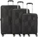 American Tourister Sunchaser 4 wielen Kofferset 3-delig - Harde bagage - TSA slot - black
