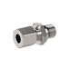 Riegler ES 35-ZW Rechte schroefverbinding, zachte afdichting, G 3/8, buitendiameter buis: 10 mm, PN max. 315 bar, roestvrij staal 1.4571