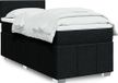 Maison Exclusive - Sommier à lattes de lit avec matelas noir 100x200 cm tissu