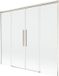 Mexen Rox paroi de douche porte coulissante 2 éléments 170 x 150 cm, transparent, nickel brossé