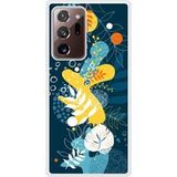 Samsung Galaxy Note Sea flowers verstevigd hoesje met sublimatie bedrukking