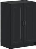 vidaXL Schoenenkast UTRECHT 59,5 x 39,5 x 87 cm Bewerkt hout Zwart