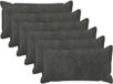 vidaXL Houten Pillowcase - Anthracite - 40 x 80 cm - 6 pcs