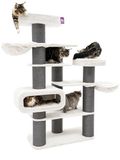 Petrebels Bengal 199 Krabpaal XXL - Off-White - Voor Grote Katten - 20 cm Dikke Stammen