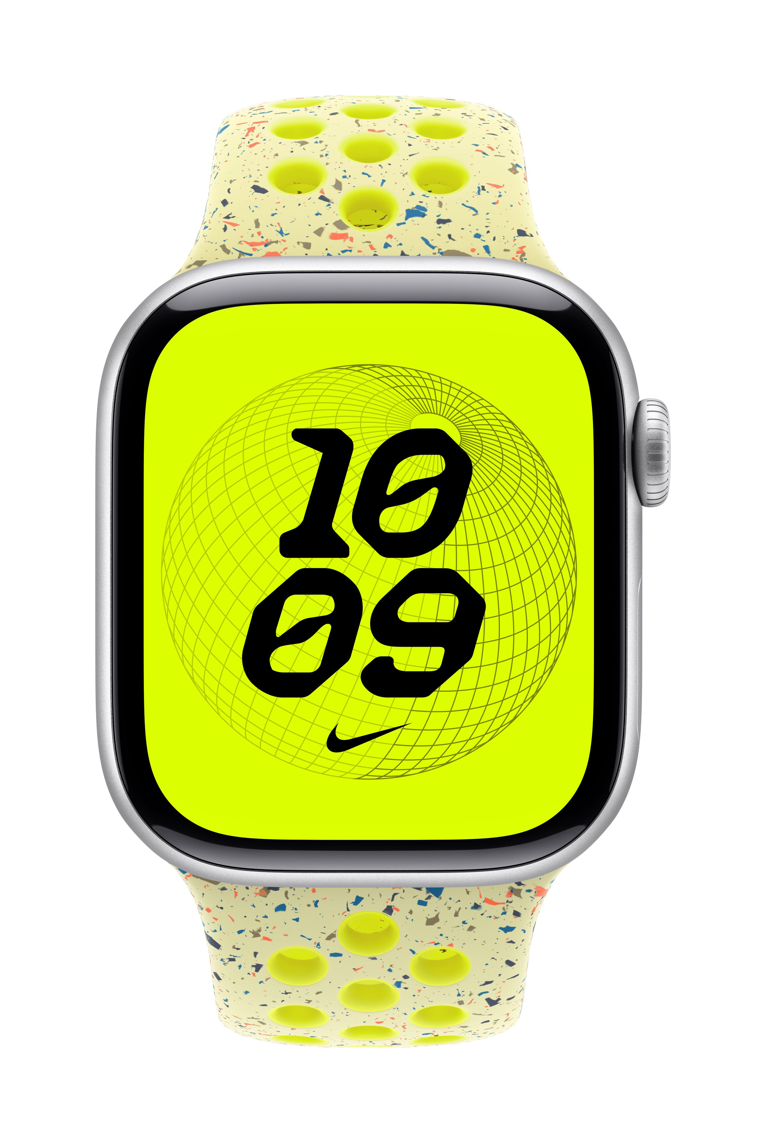 Apple MGAA4ZM/A slimme draagbare accessoire Band Geel Aluminium, Fluorelastomeer
