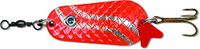 Zebco Classic Spoon, rood/zilver, 10 cm