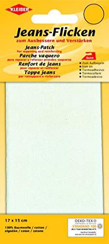 Kleiber jeans-patches - 17 x 15 cm - denimstof - jeans-reparatiestukken
