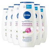 NIVEA 6x Douchecrème Cashmere & Cotton Seed Oil 250 ml